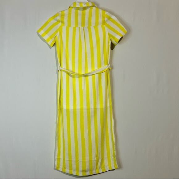 Awesome by Someone Kids Short Sleeve Striped Maxi Dress w/ Tie Yellow 10 NWT - Picture 6 of 6